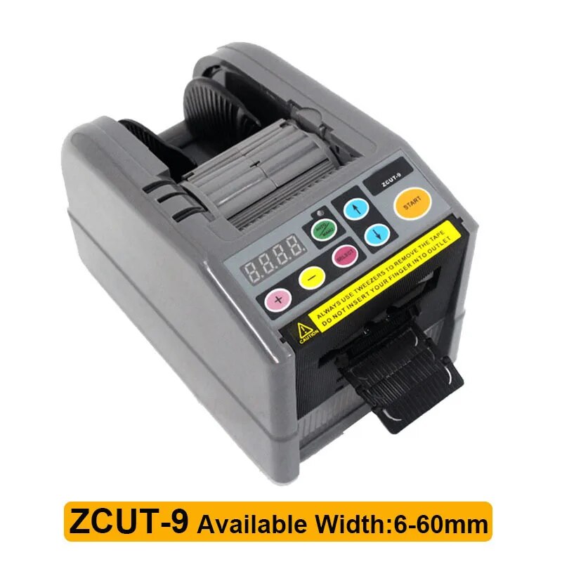 

ZCUT-9GR автоматический диспенсер для ленты с функцией хранения памяти, умный автоматический аппарат для резки клейкой ленты, обновленная модель