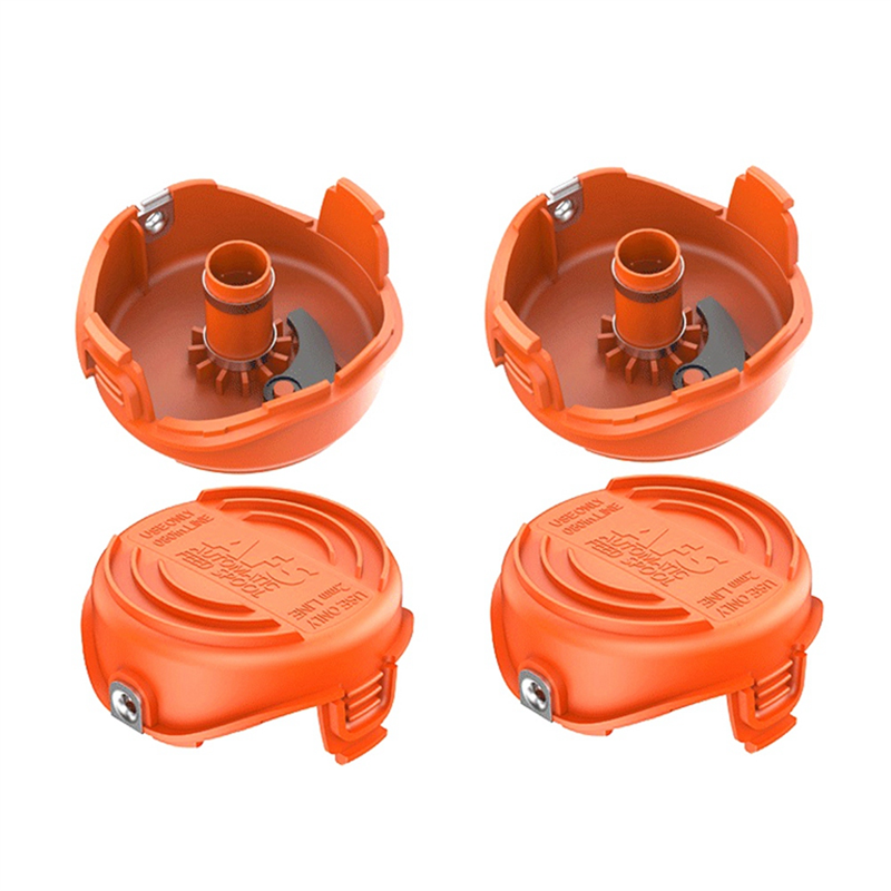 

4 шт. Подходит для аксессуаров для косилок BLACK +DECKER A6486/90583594, сменной крышки катушки