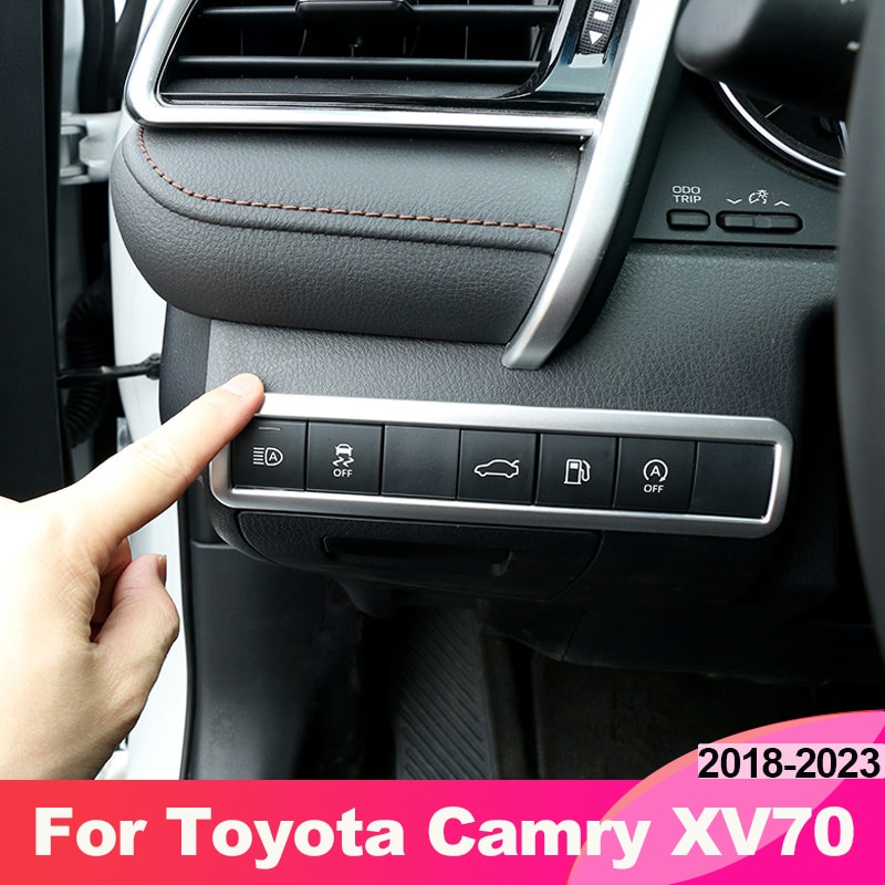 

Гибридная Кнопка регулировки автомобильной фары для Toyota Camry 70 XV70 2018 2019 2020 2021 2022 2023, аксессуары для интерьера