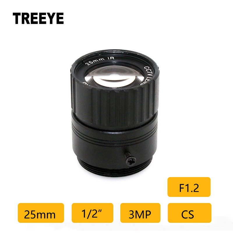 

Объектив для видеонаблюдения 3MP CS 25мм F1.2