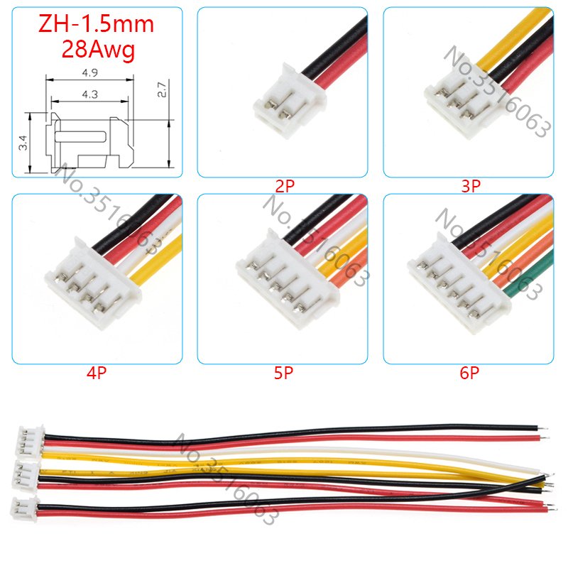 

ALINSIN JST ZH-1.5 мм разъем с проводом для Arduino