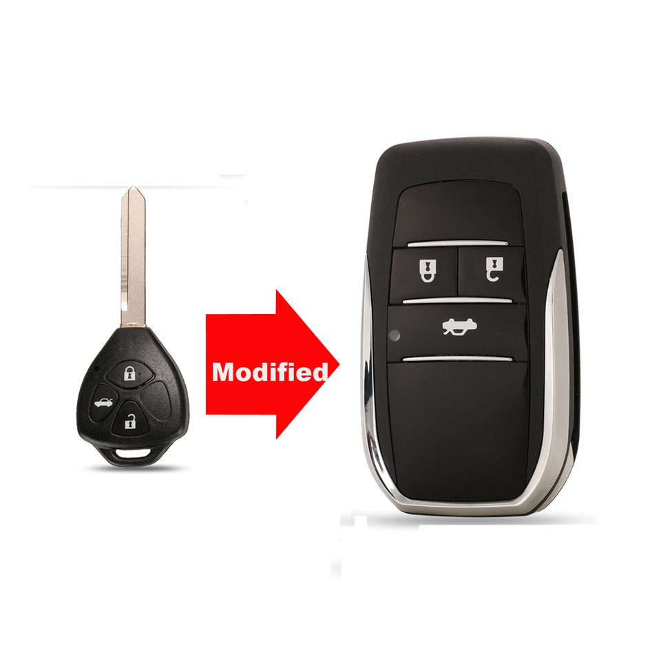 

Jingyuqin TOY47 Blade автомобильный ключ для Toyota Crown Camry Corolla Reiz RAV4 Avalon Venza Matrix авто брелок чехол