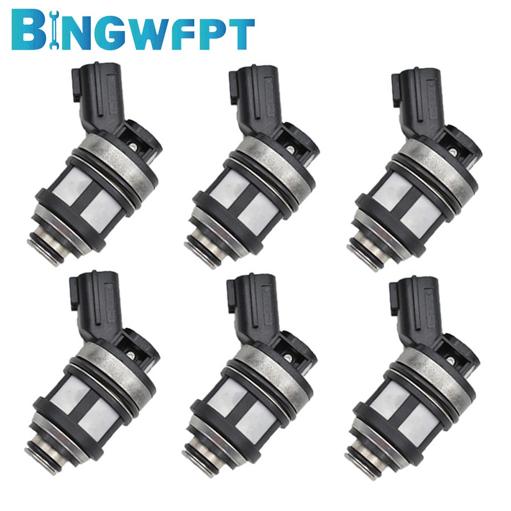 

Топливные форсунки 6X для 1997-2001 Nissan патруль IV GU Y61 TB45E 4,5 1660038Y10 JS231 16600-38Y10