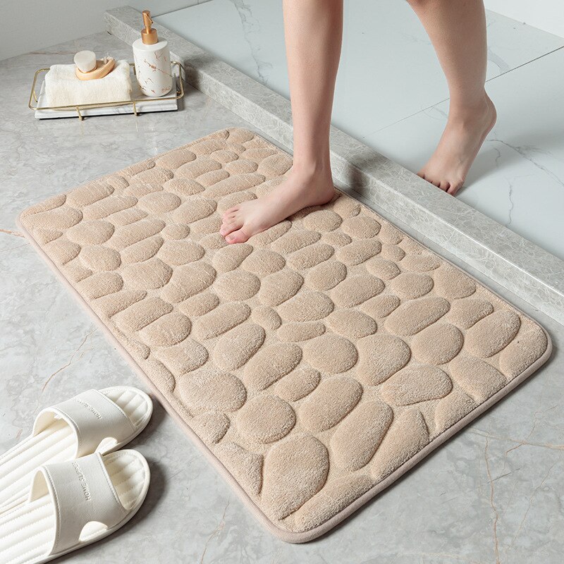 

Коврик для ванной Inyahome белый микрофибра