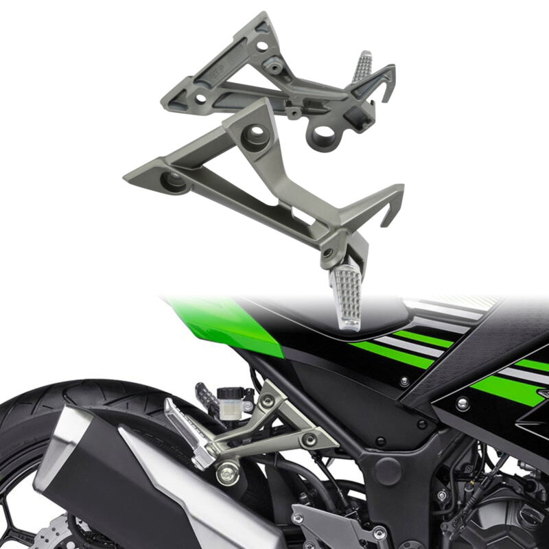 

Задние Пассажирские подножки Кронштейн для Kawasaki Ninja 300 2013-2017 2016 2015 Мотоциклетные аксессуары