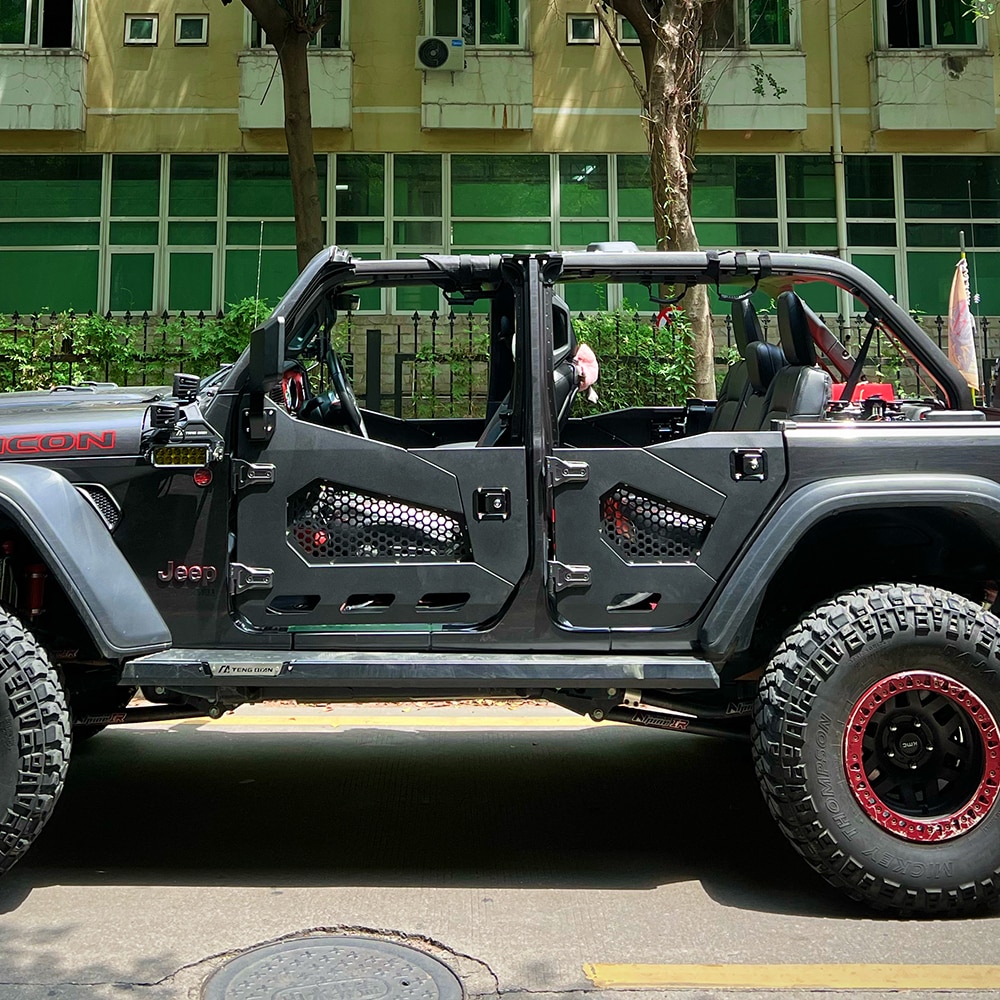 

Трубчатые двери полудверные для Jeep Wrangler JL 2018-2020 (4 двери) LANTSUN JL1172