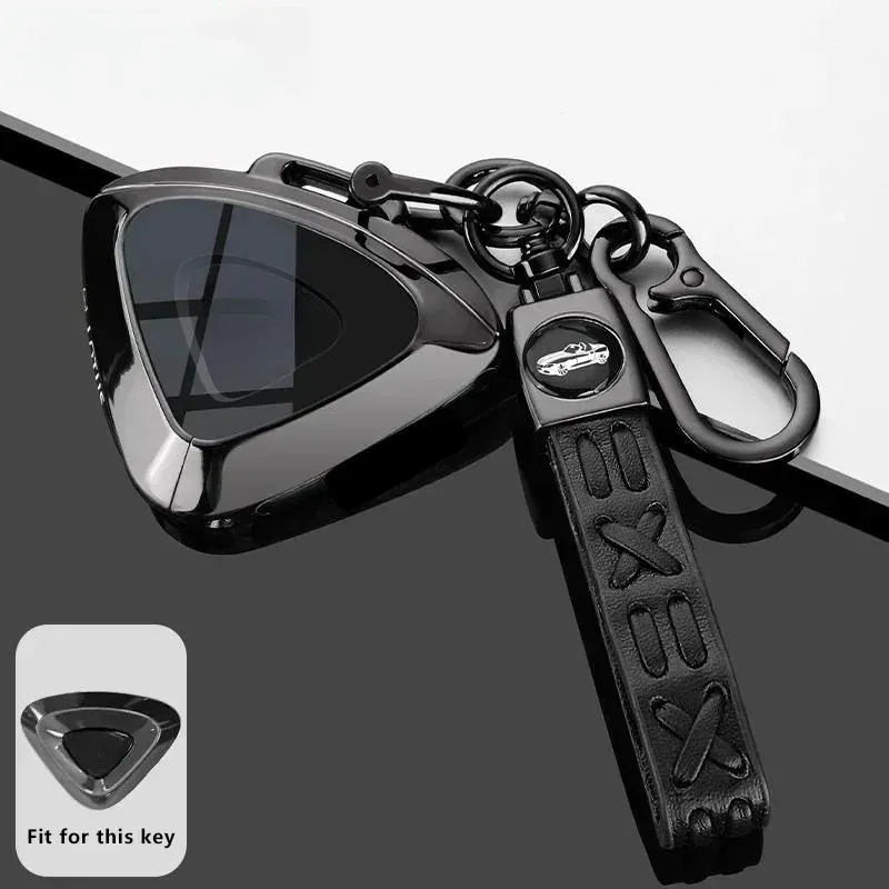

ICAR для Lotus Eletre Emeya Suede Evija Smart Remote Автомобильный чехол для ключей из цинкового сплава, автомобильный брелок, держатель, аксессуары для ключей