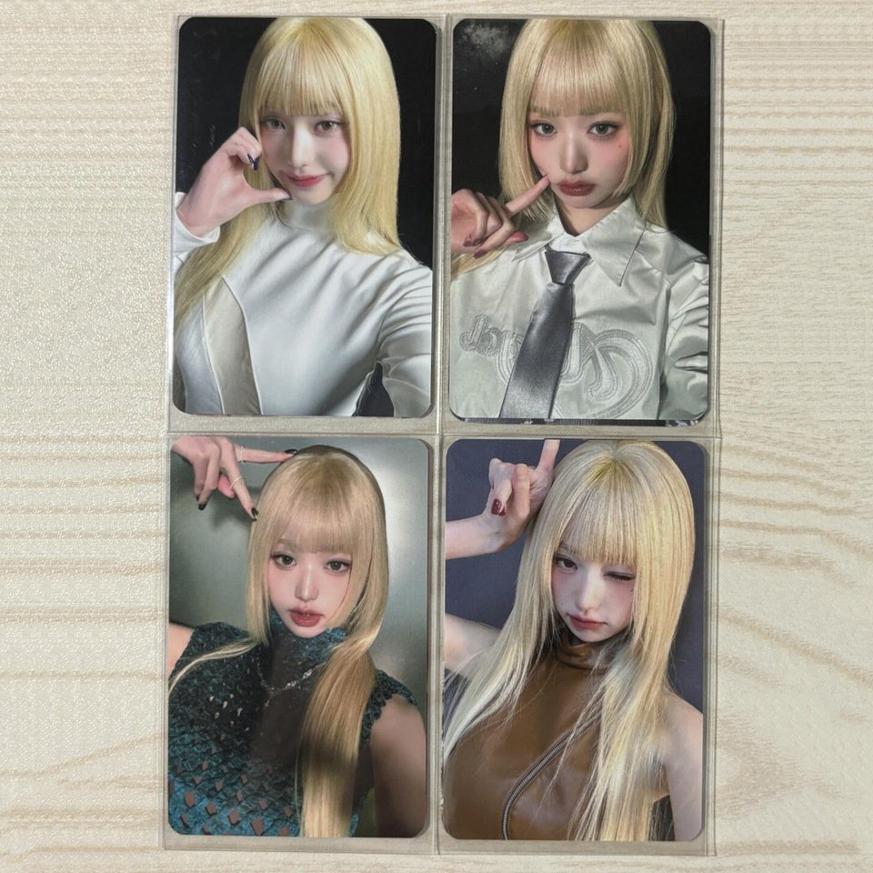 

Набор фотокарт Kpop Wonyoung 4 шт.