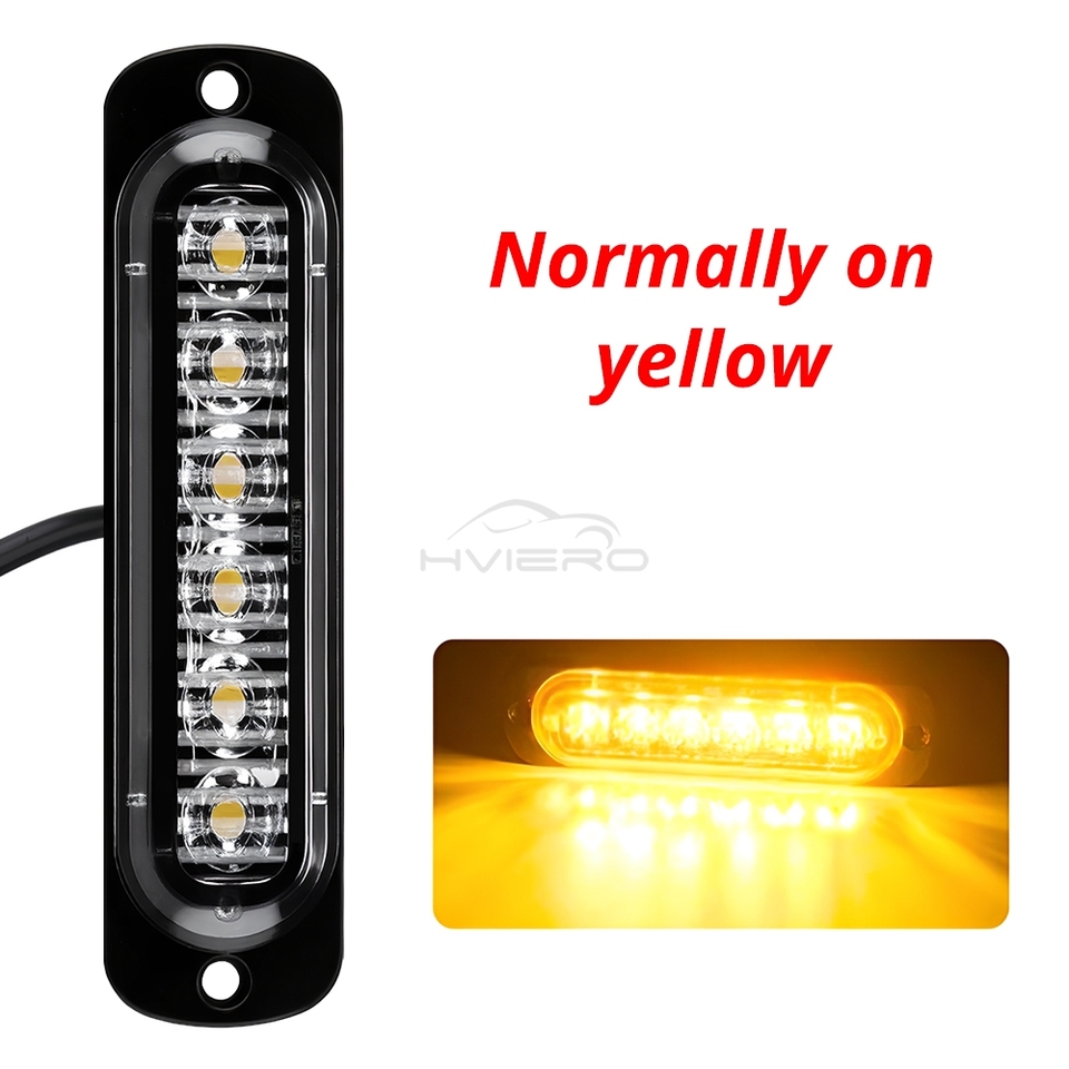 

Грузовик 12 В-24 В 6Smd светодиодные боковые сигнальные огни стробоскопическая решетка мигающая лампа желтый белый красный синий автомобильные сигнальные лампы 18 режимов движения