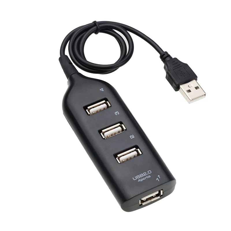 

Автомобильный разветвитель прикуривателя USB 2,0, высокая скорость, 4-портовый USB-концентратор, разветвитель, адаптер для ПК, компьютера, офиса, дома, телефона, авто