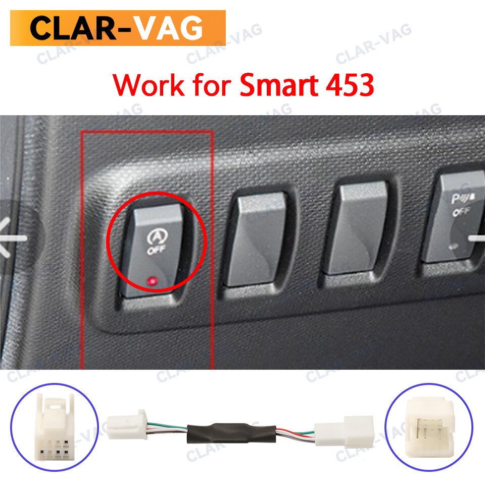 

Для Mercedes Benz Smart 451 453 2007-2019 автоматический запуск остановки отключения подавитель остановки запуска двигателя Устранитель устройства отключить кабель