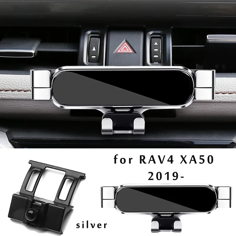 

Автомобильный держатель для телефона Toyota RAV4 5th XA40 XA50 2017 2019 2021 GPS подставка вращающаяся поддержка Мобильные аксессуары