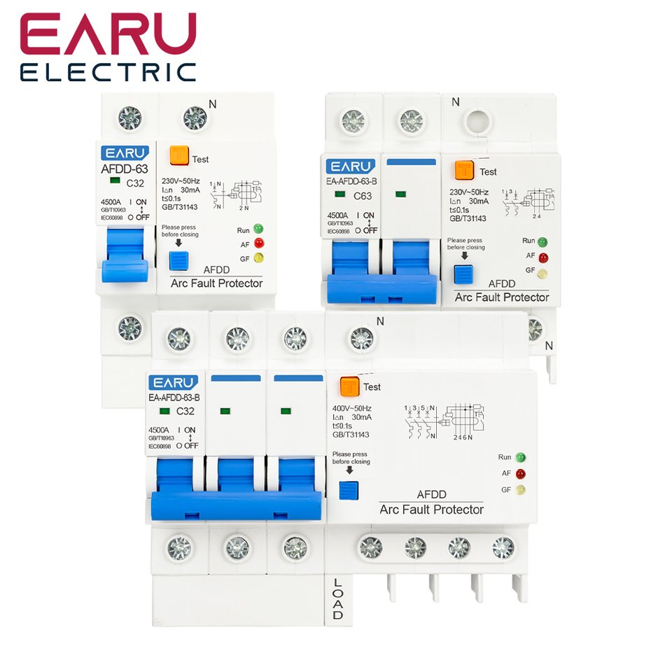 

Автомат защити цепи EARUELECTRIC AFDD 16/20/32/63А