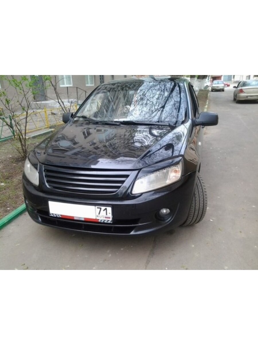 

Реснички на фары ВАЗ Granta 2011-Lada Granta Лада Гранта