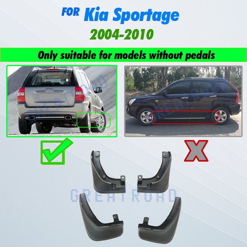 

Для Kia Sportage 2004-2010 2005 2006 2007 2008 2009 автомобильные брызговики брызговики брызговики брызговики аксессуары для крыльев