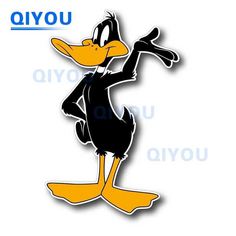 

Персонализированные украшения кузова DAFFY DUCK, автомобильные наклейки для ПВХ-наклейки, используемые в автомобильных бамперецах, лобовые стекла автомобиля, коробки для тяги, ноутбуки