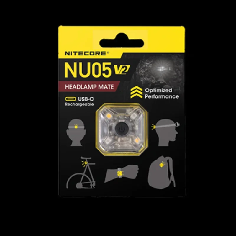 

NITECORE NU05 V2 Перезаряжаемый налобный фонарь