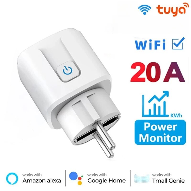 

кебидумей умная розетка Wi-Fi 16А 20А