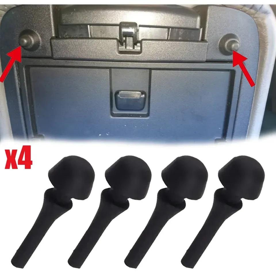 

4Pcs Auto Rubber Car Center Console Storage Box Armrest Cushion Pad For Toyota Avensis II T250 Camry XV20 XV40 Camry Gracia New
