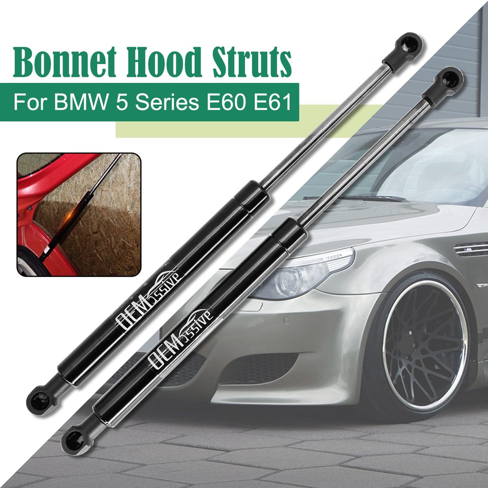 

Новые воздушные стойки капота для BMW E60 E61 520i 525i 530i 535i 540i 51237008745 Подъемник Газовая пружина Капот двигателя Воздушная опора Держатель стержня Подъемник