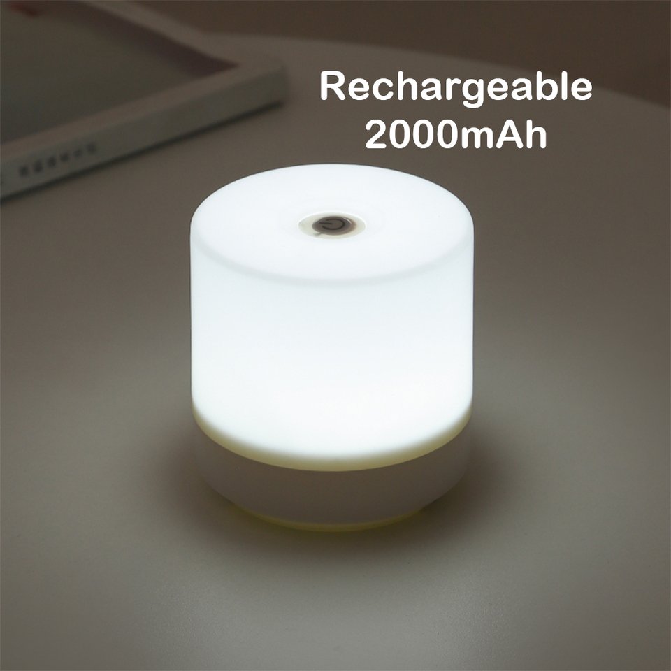 

Белый сенсорный ночник USB зарядка детский