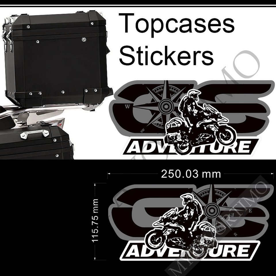 

Наклейки на багажник R1250, багажные Алюминиевые Верхние Чехлы для BMW R 1200 F 850 800 1250 750 700 G 310 1150 GS GSA HP Adventure