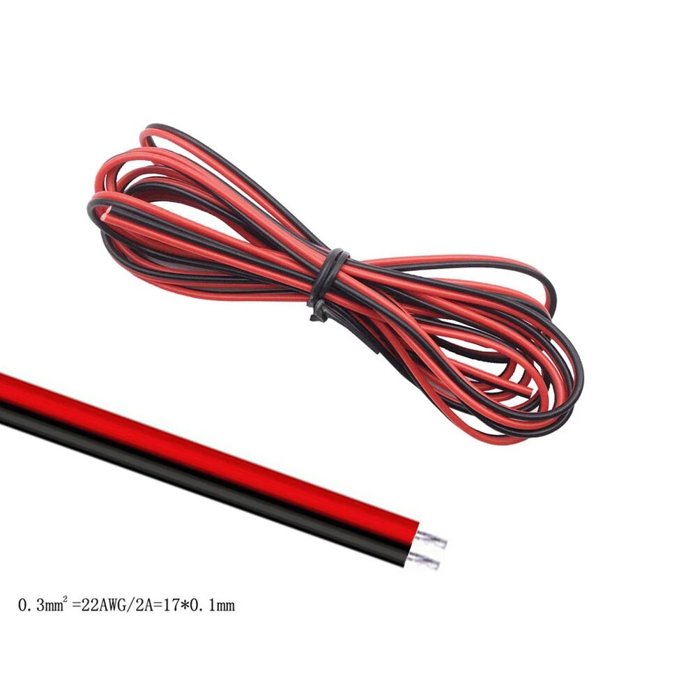 

Светодиодный кабель TNALANT 22AWG для светодиодной ленты 1м/5м/10м/20м/50м/100м