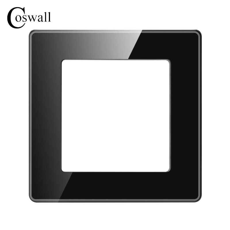 

COSWALL умная настенная розетка S-01OG черная