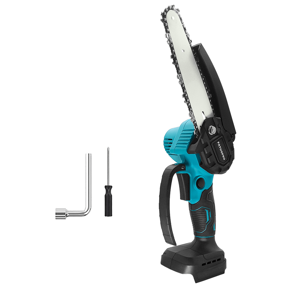

PATUOPRO Бесщеточная аккумуляторная цепная пила 6 дюймов для батареи Makita 18 В