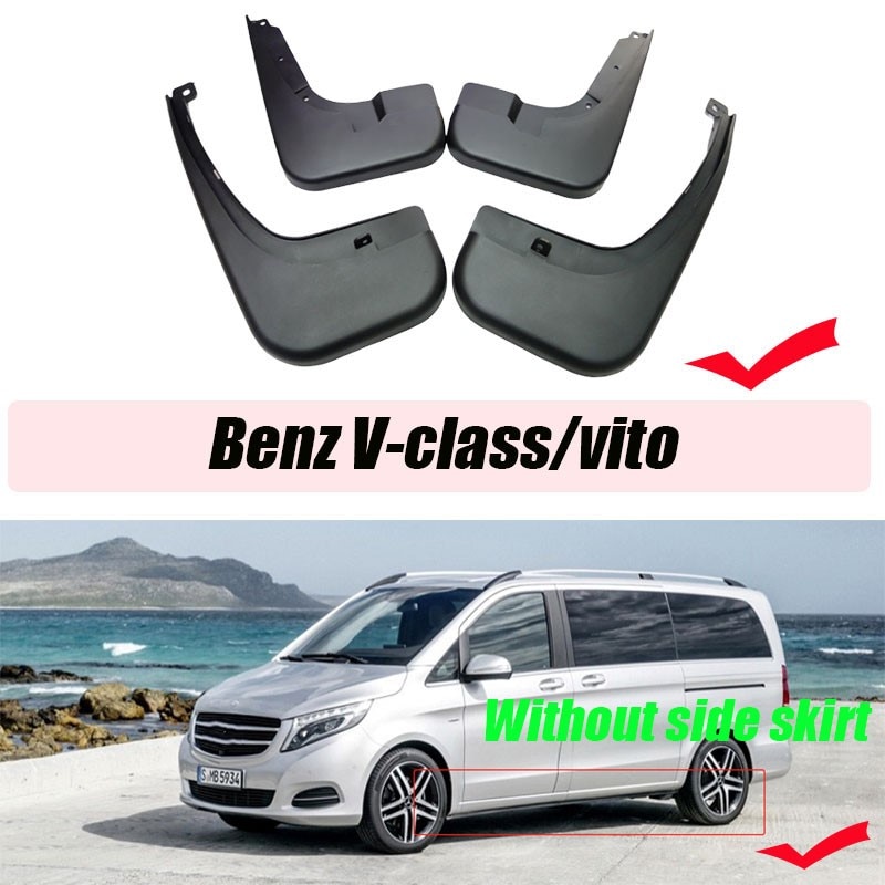 

4 шт., брызговики для Benz V-class Vito