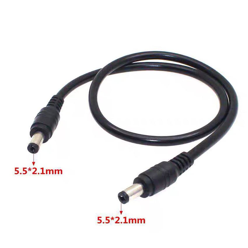 

Кабель питания JCD DC5521Male-Male 12В 10А 0.5м/1м