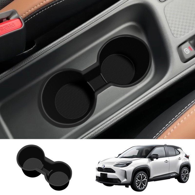 

Для Toyota Yaris Cross 2020-2022 интерьерный центральный держатель для стакана с водой, крышка ящика для хранения, навигационный экран, силиконовая накладка
