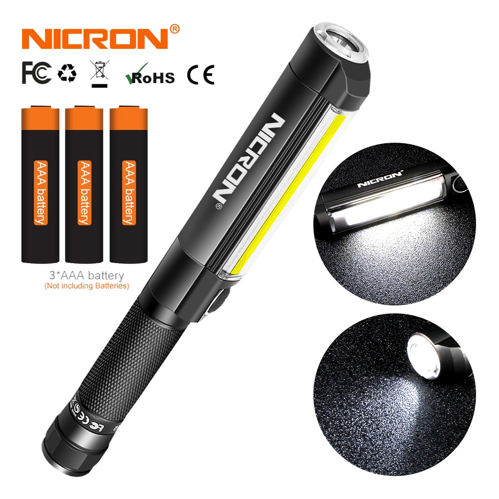 

NICRON алюминиевый тонкий фонарь IPX4