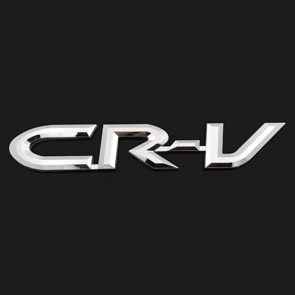 

1 шт. 3D ABS CRV CR-V буквенная эмблема логотип автомобильные наклейки для автомобиля задний багажник значок крыло боковой значок наклейка Стайлинг аксессуары