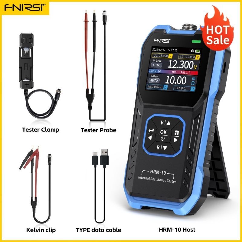 

FNIRSI HRM-10 Тестер сопротивления батарей 18650