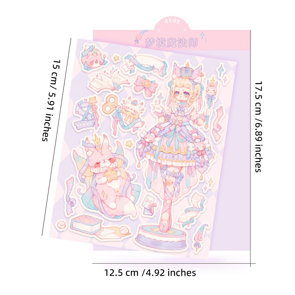 

Набор декоративных наклеек Kawaii Lolita