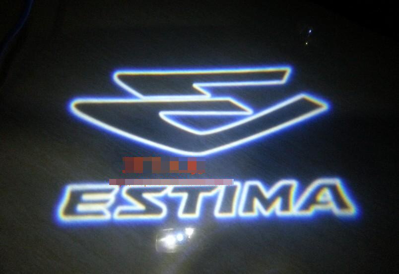 

2 шт., эмблема проектора для дверей автомобиля, «ESTIMA»