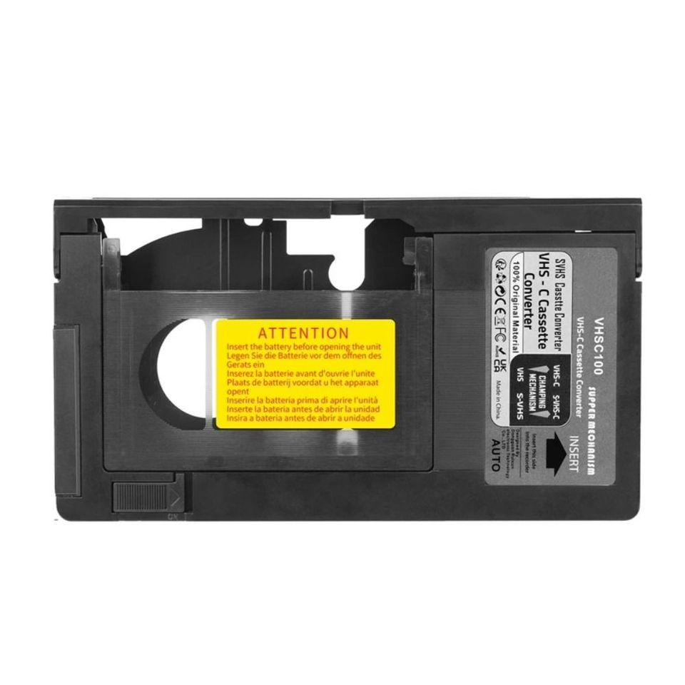 

DITIPOO Адаптер для кассет VHS-C черный