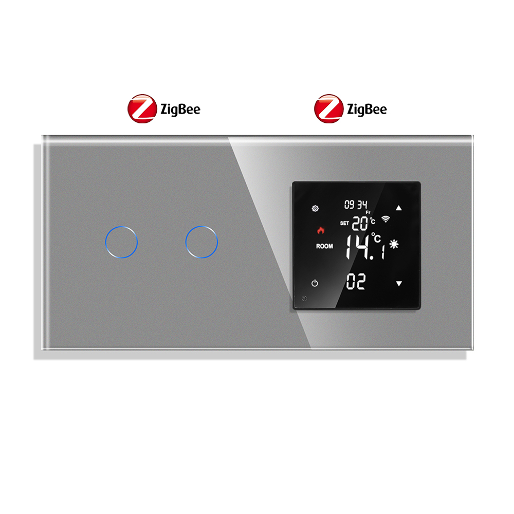 

Сенсорный переключатель Bingoelec Tuya ZigBee с термостатом для обогрева пола