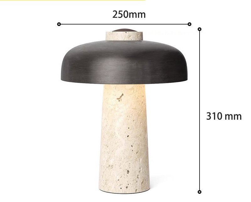 

Настольная декоративная лампа NoEnName_Null Mushroom Stone