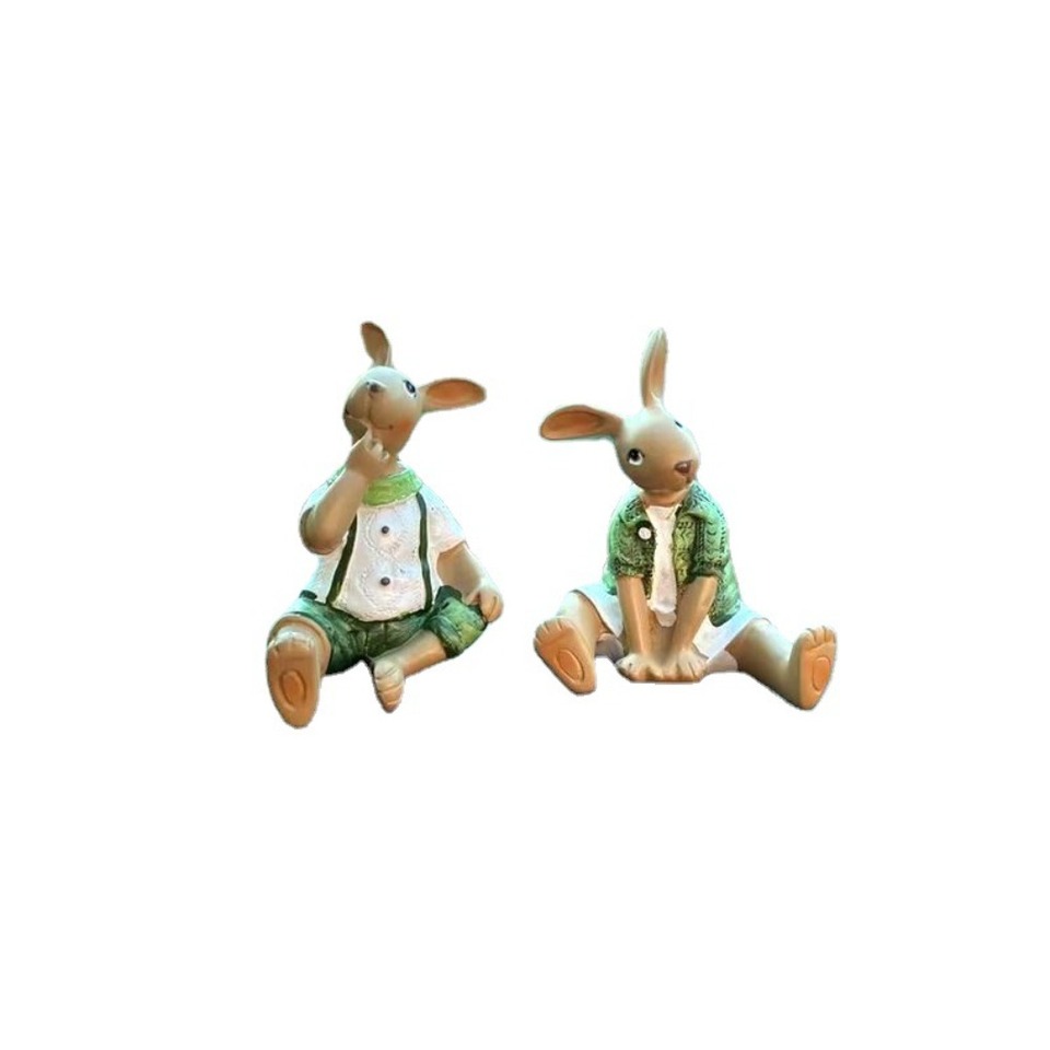 

Фигурки кролика из смолы 2 шт.