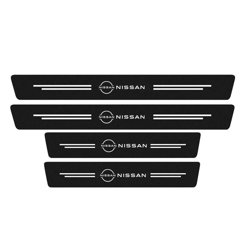 

Защитные наклейки на порог автомобиля для Nissan X-trail Qashqai Rogue Sport RogueAltima Versa Juke Leaf, автомобильные аксессуары
