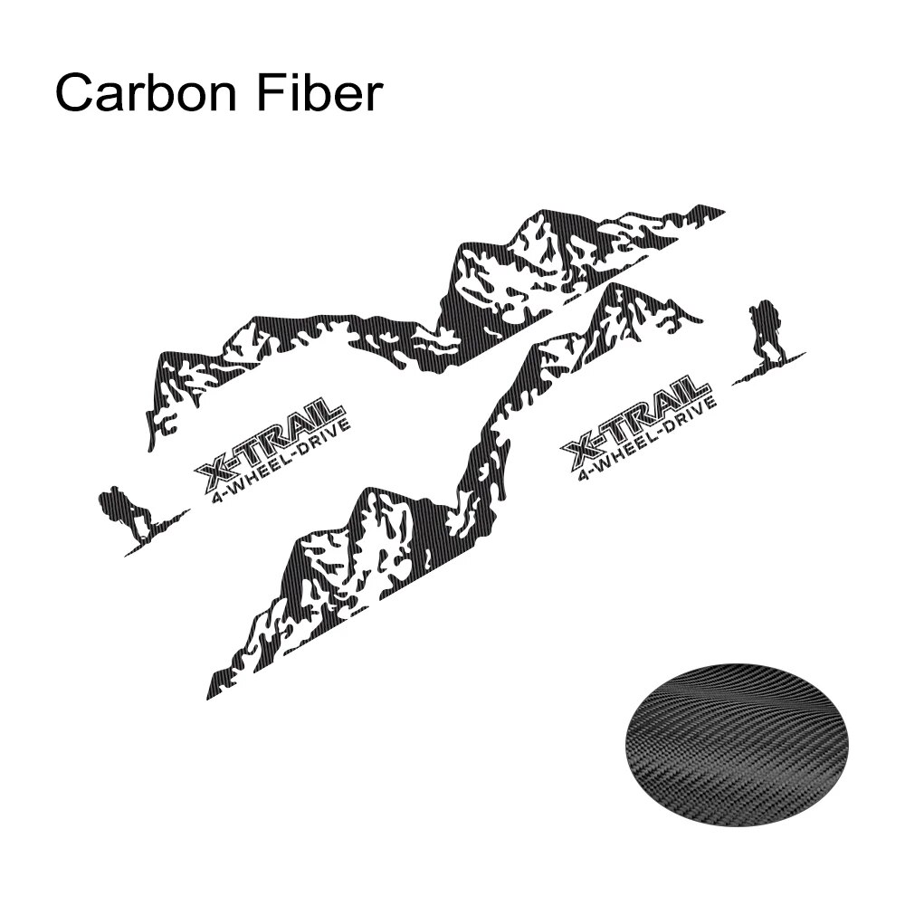 

Nissan X-Trail T30 T31 T32 T33 Виниловые Наклейки Для Автомобиля Альпинизм Спортивная Пиковая Графика ПВХ Пленка Авто Наклейк...