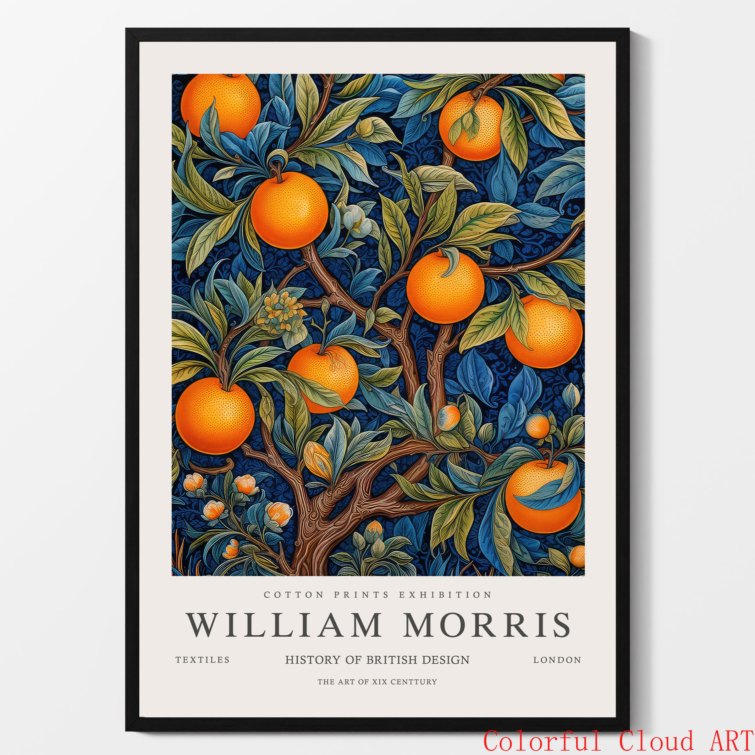 

Настенный плакат William Morris Музейная выставка
