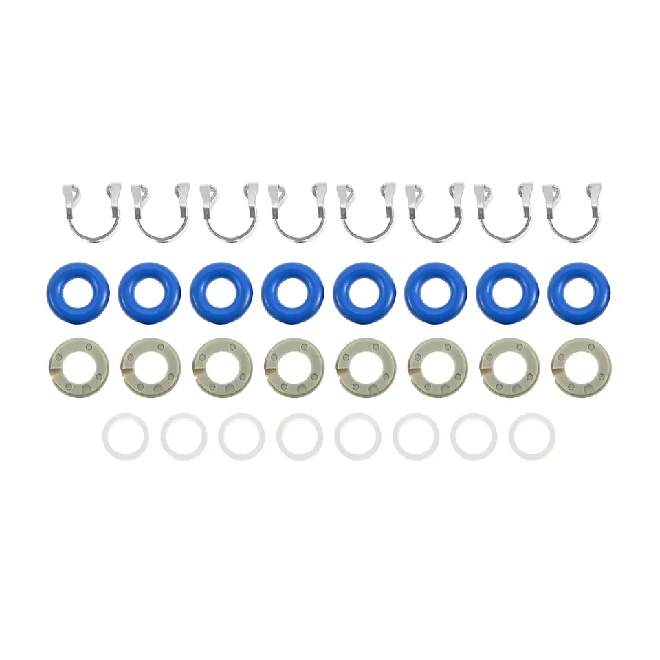 

8 комплектов 0261500105 0261500159 8W93-9F593-BB Высококачественные резиновые автомобильные топливные форсунки, ремонтный комплект уплотнений для Jaguar Range Rover 5.0L V8