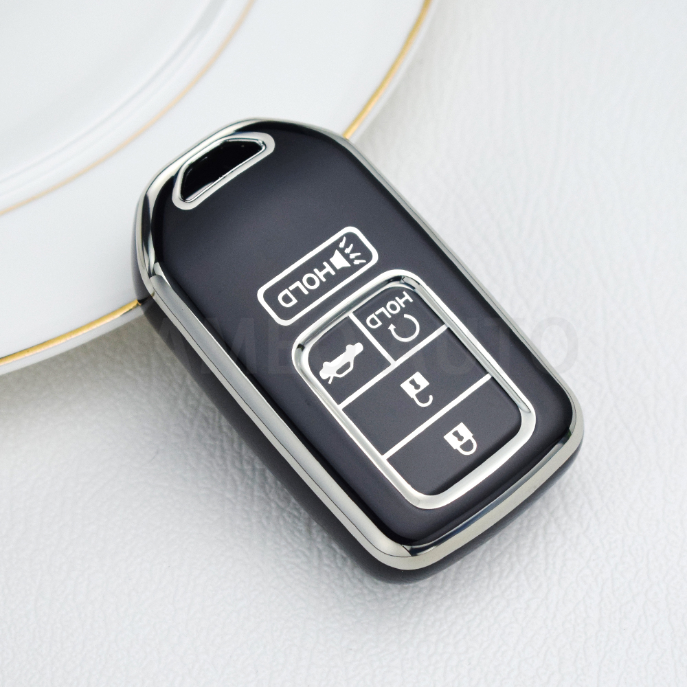 

5 кнопок из ТПУ, автомобильный смарт-брелок без ключа, чехол для Honda Civic Accord Pilot CRV 2015 2016 2017 2018