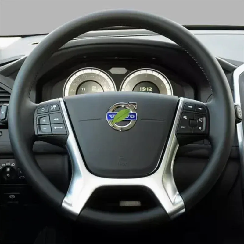 

Индивидуальный чехол на руль автомобиля с ручным шитьем для Volvo Old Model XC60 XC90 S60 S80 S90, автомобильные аксессуары из натуральной кожи