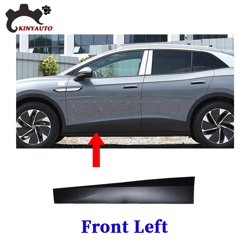 

Для Volkswagen VW ID.4 Crozz ID4 боковое молдинг хромированная передняя и задняя дверь гарнирная полоса против царапин накладка защитная пластина