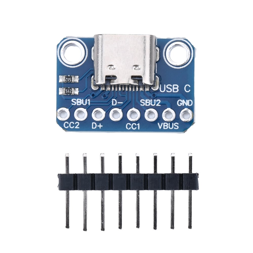 

Aideepen TYPE-C female board розетки для пайки 5 шт.