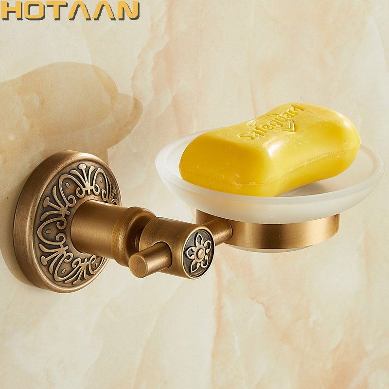 

Настенная мыльница HOTAAN античная латунь
